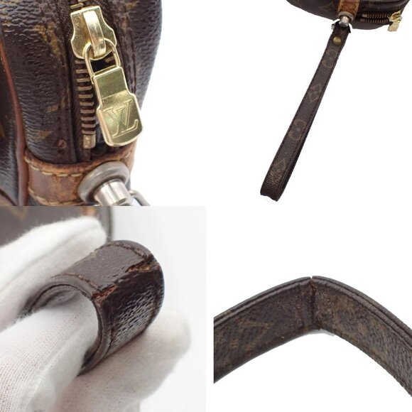 LOUIS VUITTON Marly Dragonne PM Clutch Hand Bag Monogram Leather M51827 04EF462 - Picture 8 of 14